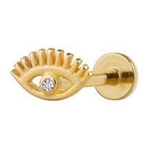 Goldkupe Göz Altın Piercing-6454