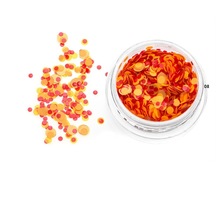 Nail Art Kamifubuki Turuncu Mix Konfeti Pul 5 Gr Kmf08