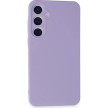 Newface Samsung Galaxy A35 5g Kılıf Nano İçi Kadife Silikon - Lila