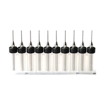 Schulzz 10 Parça 0.80 Mm Dremel Uyumlu Matkap Ucu Karbür Delme Mi