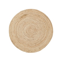 Eko Halı Juno Ech 01R Natural El Dokuma Naturel Jüt Hasır Halı - 90X90