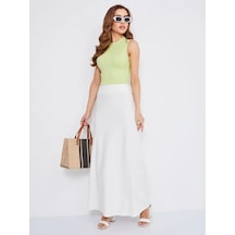 O'riga Uzun Etek Büyük Beden Maksi Yere Kadar 155706242 Sütlü