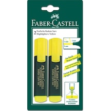 Faber Castell Fosforlu Kalem Sarı 2 Adet Sarı