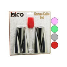7pcs 6-korneo Kalıp - 1-silikon Fırça Pasta Dekorasyon Seti Çap:3.4cm X Uzunluk:12cm Go-53-vice 01755 Diğer