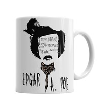 Edgar Allan Poe Kupa Bardak Porselen No35249 Karışık