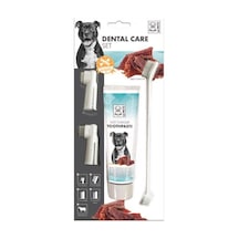 Köpekler İçin Biftekli Diş Macunu+fırça Seti