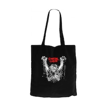 Cannibal Corpse Logo 1classic97 Band  Siyah Kanvas Bez Çanta Siyah