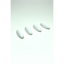 4 Adet Plastik Çengelli Eşarp Ve Şal İğnesi Beyaz 4 Cm 04