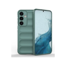 Herşeytrend Samsung Galaxy Uyumlu S24 Kılıf Optimum Silikon - Koyu Yeşil Çok Renkli