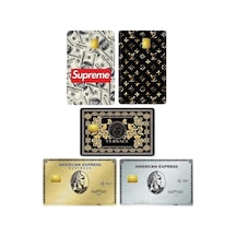 5 Çeşit Money Kart Kaplama Sticker 1