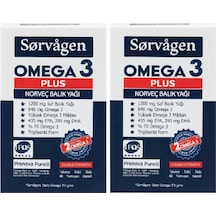 Omega 3 Plus 1200 Mg Norveç Balık Yağı 2 Adet
