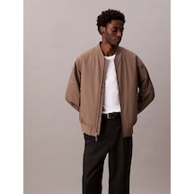 Calvin Klein Erkek Yuvarlak Yaka Regular Fit Kalıp Çift Cep Gri Mont Lv04lc513g Pdk
