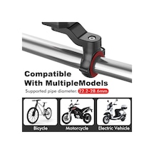 Bisiklet Motosiklet Ve Scooter İçin Gidon Uyumlu Telefon Tutucu 4-6.8 Modellere Uyumlu Kolay Kurulum Ve Kullanım 146a-hl