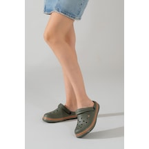 Carlaverde Doktor Hemşire Aşcı Havuz Günlük Comfort Terlik 5001 Hakı Haki