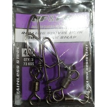 Effe Klips Rolling Swivel Coastlock Snap-4/0-2/0-1-3-5-7-8-10- Nu