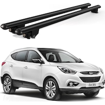 Kanca Hyundai İx35 2010-2015 Uyumlu Siyah Kilitli Ara Atkı 120cm Port Bagaj Tavan Barı