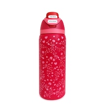 Owala 32 Oz 946 Ml Freesip Desenli Çift Katmanlı Paslanmaz Çelik Termos Kilitli Kapak Kırmızı