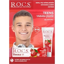 Teen 8-18 Yaş Yaban Çileği Tadında Diş Macunu 1 Paket 1 X 74 G