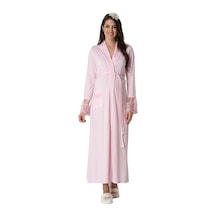 Mecit Pijama Mecit 5413 Pembe Kadın Sabahlık