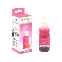 Epson Cescesor Eps - 673 Uyumlu Mürekkep Açık Kırmızı 70 ML