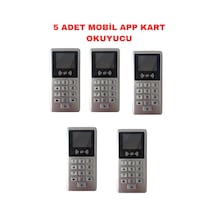 Sr-217 Em-w Tuya Wifi Kart Şifre Okuyucu Ip68 Proximity 125 Khz Metal Kasa 5 Adet