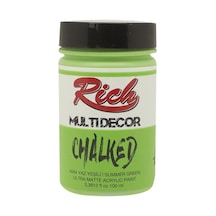 Rich Multi Decor Chalked Akrilik Boya 100 Cc. 4564 Yazyeşili Renk