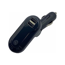 12v-24v Transmıtter Aux/bluetooth/mp3/sd Kart/usb X 2 Şarj Uzaktan Kumandalı Siyah