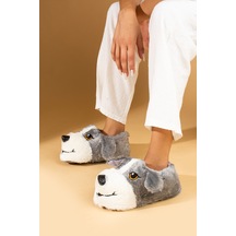 Pembe Potin Köpek Figürlü Sessiz Taban Peluş Kadın Panduf K120-25z 001 Pembe Potin Köpek Figürlü Sessiz Taban Peluş Kadın Panduf K120-25z 001