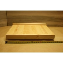 Ahşap Tezgâh Üstü Büyük Boy Kesme Tahtası 50x40 Ahşap