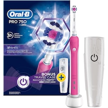 Oral-B Pro 750 Şarj Edilebilir Diş Fırçası + Seyahat Kabı