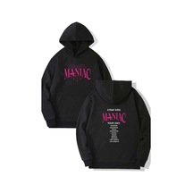 Stray Kids Pink Maniac Ön-arka Baskılı Kapşonlu Sweatshirt