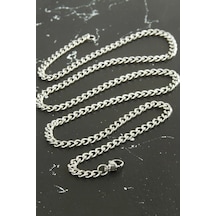 Düz Zincir Çelik Kolye 55 Cm Çok Renkli 45072301