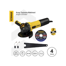 Rtrmax RTM1095 Avuç Taşlama Makinası 125 mm 950 W Devir Ayarlı