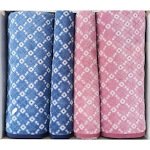 Dıamond Soft Lacivert-bordo Best Set Hamam Takımı Lacivert