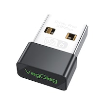 300mbps Wifi 6 Çift Bant Kablosuz Alıcı Verici Nano Usb Adaptör