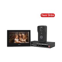 Dahua Ktp03 Ip Villa Kit İnç Dokunmatik Ekran Poe Ipc Ekranlı Kapı Zili