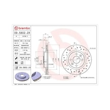 Renault Symbol 3 Fren Diski On 2013-2016 Brembo 0958022x 2adettir