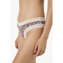 Penti Ekru Comfy Pamuklu Brazilian Külot