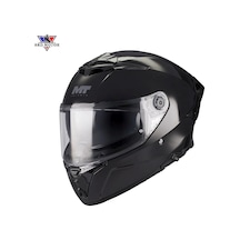 Mt Helmets Thunder 4 R Sv Pure A1 Parlak Siyah Kapalı Kask