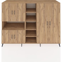 Kronos Dolap 13 Raflı 6 Kapaklı 220x59x163 Çam-çam Atlas Çam - Atlas Çam