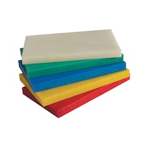 Kalın Polietilen Kesim Panosu 30x50x4cm Çok Renkli