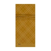 Aker Polyester Sarı Şal 962 Ekose Desen Sarı Sarı