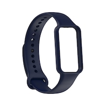 Ekılıf - Xiaomi Redmi Smart Band 2 Uyumlu - Kordon Silikon Kordon Krd-87 - Lacivert