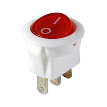 Lockway Ic-131-4 Yuvarlak Işıklı Anahtar 50 Adet