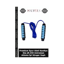 Premium Spor Aleti Kardiyo Güç Jr-250 Antreman Atlama İpi Sünger Saplı