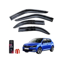 Skoda Fabia Mügen Cam Rüzgarlığı 2014-2019 Arası 4 Lü Takım+koku