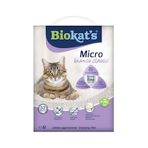 Biokat's Micro Bianco Classic Topaklaşan Kokusuz Kedi Kumu 6 L