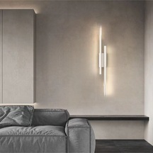 Çift Nova Model Led Beyaz Işık Ultra Power Led Avize Aplik Avizeb