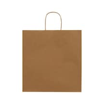 Packanya 32 x 12 x 41 - 50 Adet Burgu Saplı Kraft Çanta