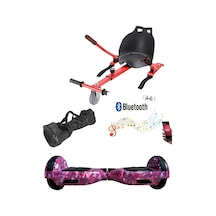 Citymate Elektrikli Kaykay Hoverboard Akıllı Denge 6.5 Inch + Hoverkart + Çanta Extrem Paket D13